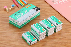 1000 Pcs Standard No. 12 Staples 24/6 for Office Binding and Stapler Use