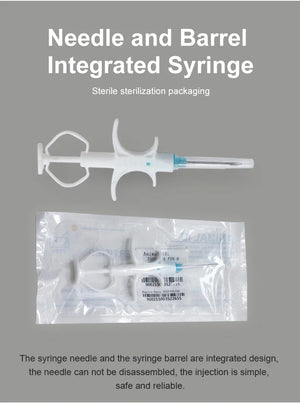 100 Pcs Pet Microchip 134.2kHz FDX-B Animal ID Chip with Syringe, ISO Standard