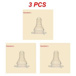 1-10 Pack Baby Pacifier Nipples Wide Bore Spiral Frosted Non-Irritating Thickened Safe Real-Feel
