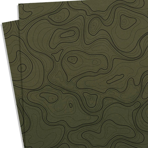 Army Green Camouflage Kydex Thermoform Sheet for Knife Scabbard DIY - 4 Sizes