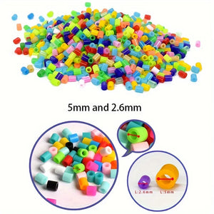 1000pc 5mm Fuse Beads DIY Craft Kit for Creative Projects