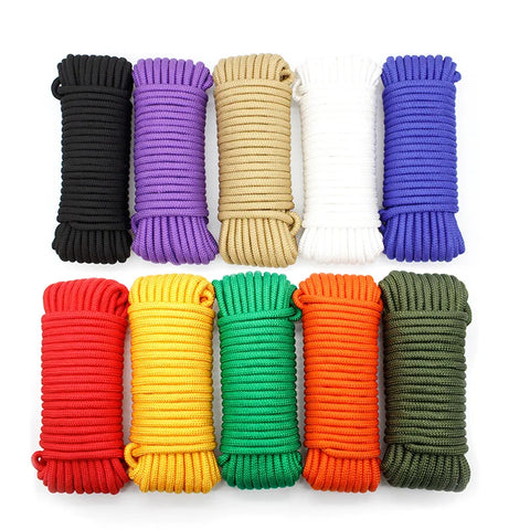 Braided Marine Rope 10m, 2-6mm Climbing Cord, Durable & Versatile Outdoor Use