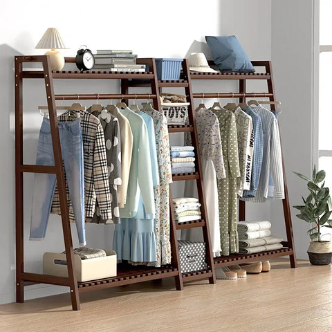 Headboard Clothes Rack Wall Hanger Stand Nordic Wardrobe Shelf Hook Coat Rack Conference Table & Chair Set