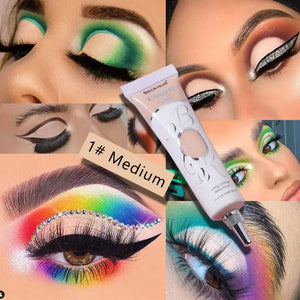 Matte White Waterproof Eyeshadow Primer & Concealer Base - Long-lasting Makeup Finish