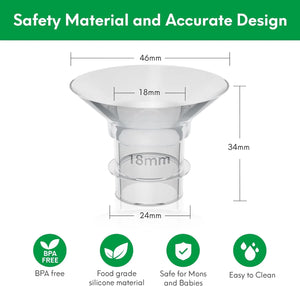 Flange Inserts 13-21mm for Wearable Breast Pump 24mm Shield Compatible with Momcozy S12 Pro S9 M5
