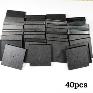 10-Pack 50mm Square Miniature Bases for Tabletop Wargames Models