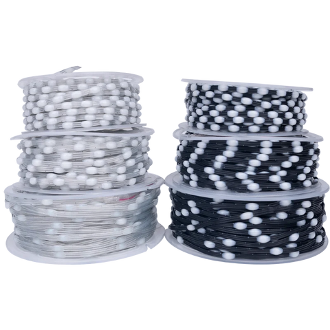 5V 3-Pin RGBIC Addressable LED String Lights, WS2811 WS2812 Dream Color Fairy Seed Pixels, Black Wire