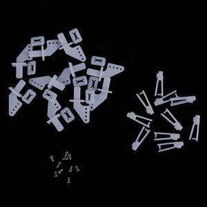 10-Pack 21mm Nylon RC Plane Control Horns for Rudder, Servo, Aileron, Elevator Parts