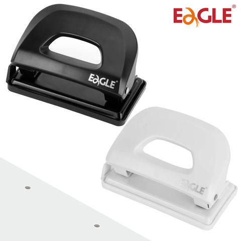2-Hole Paper Punch, 12-Sheet Capacity, with Chip Tray & Adjustable Guides, Office & School Binding Supplies