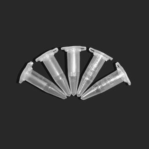 1000pcs 0.5ml Transparent Mini Plastic Test Tubes - Lab Centrifuge Containers
