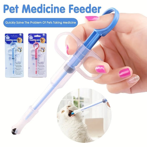 Cat Medicine Dispenser Syringe with Soft Tip, Various Colors