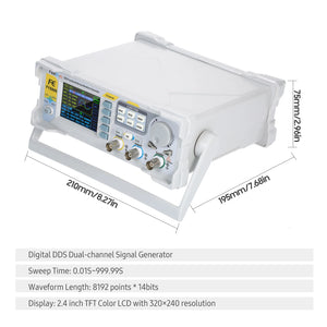 100MHz Dual-Channel DDS Function Arbitrary Waveform Generator Pulse Signal Source Fy6900