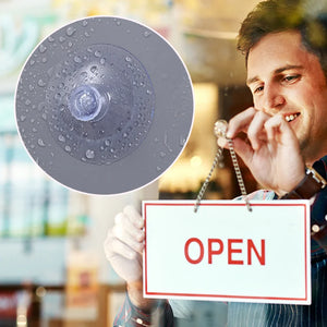 10-Pack Clear Suction Cup Hooks for Kitchen & Bathroom Storage (2-5cm)