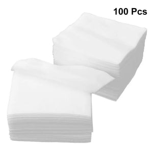 100pcs Non-Woven Gauze Pads 10x10cm for Wound Care, Cotton Sponge, First Aid Supplies
