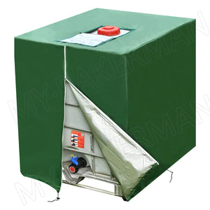 1000L IBC Tote Container Cover, Waterproof UV-Resistant Outdoor Protection