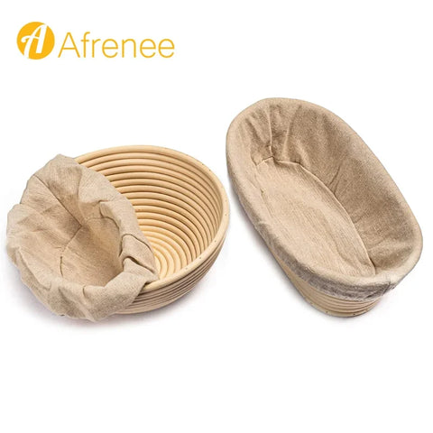 10" Oval Rattan Bread Proofing Basket for Sourdough Baking
