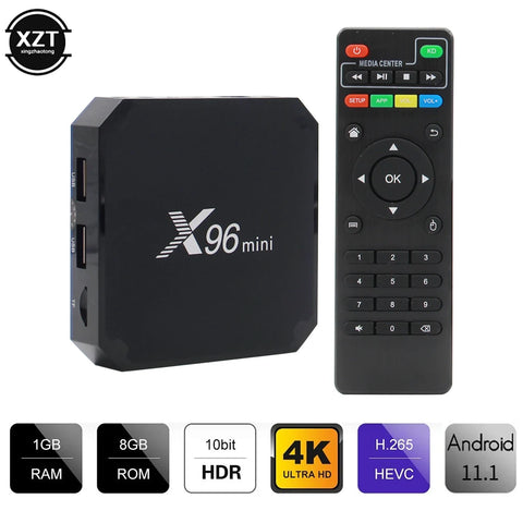 Android 10 Smart TV Box Quad Core 1GB 8GB Dual WiFi Media Player Set Top Box