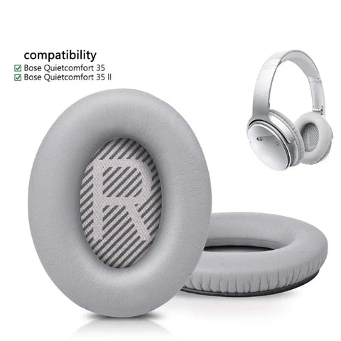 Bose QC35 & QC35 II Headphones Memory Foam Replacement Earpads with Crowbar - High Quality Cushions