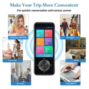 Instant Translator Device with 137 Languages, Real-Time Voice & Text Translation, 16 Offline Supported