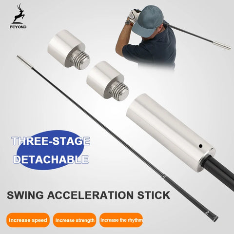 Adjustable Sensor Circle Golf Speed Swing Trainer - Practice Aid for Perfect Sticks