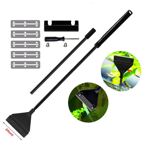 Aquarium Sand Cleaner & Algae Scraper Tool for Fish Tanks