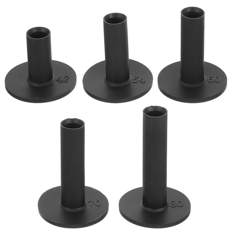 5pcs Silicone Golf Tees Set - Flexible Ball Holders for Improved Practice