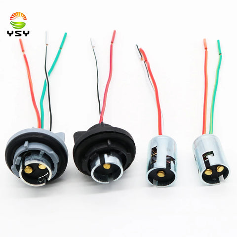 1157 Bulb Socket Bay15d P21/5W Lamp Holder 1156 Adapter Base Brake Light Car Accessory Connector