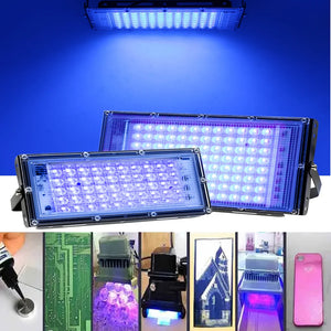 100W 300W UV Curing Lamp 365nm 395nm 405nm Light for Glue Curing & Fluorescent Detection