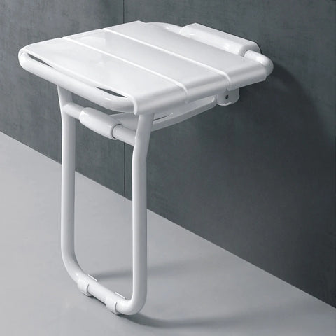Foldable Bathroom Stool Chair for Adults - Shower, Toilet, Washbasin Step - Wooden Design, Comfortable