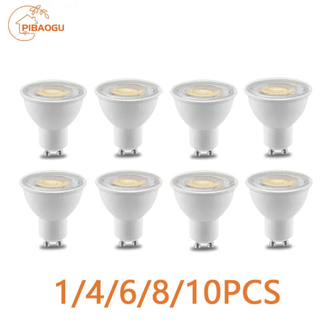 GU10 LED Spotlight Bulb AC220V 3W/6W/9W/12W Dimmable Indoor Light for Kitchen & Living Room (1-10 Pack)
