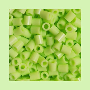 1000pcs 5mm Green Fuse Beads for Kids Pixel Art & DIY Crafts