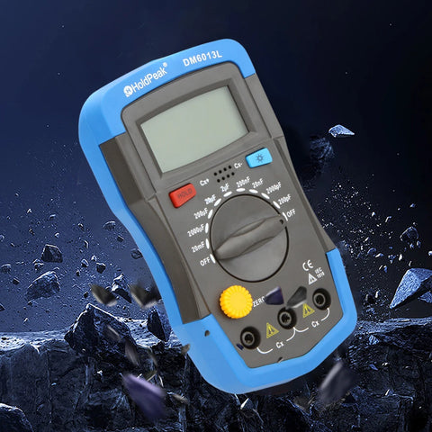 Handheld Digital Capacimeter 200pF-20mF High Precision LCD Backlight Capacitance Meter Tester