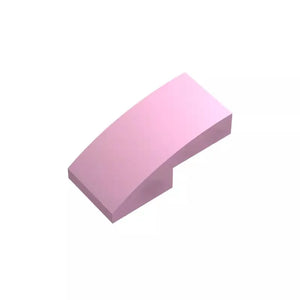 100pcs Curved Slope 2x1x2/3 Building Blocks Set - Compatible DIY Educational Toy