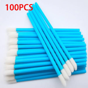 100-Pack Disposable Lip Gloss & Mascara Wands - Makeup Applicator Tool Set