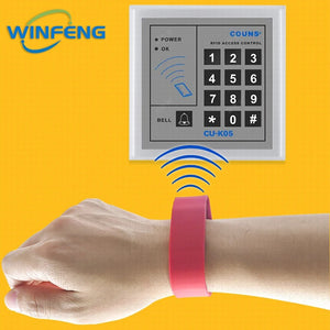 10-Pack 125kHz RFID Silicone Wristbands Waterproof TK4100 EM4100 Proximity Bracelets for Men & Women Swimming Pool