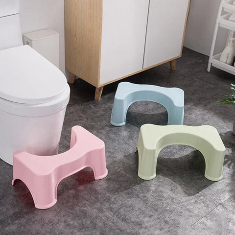 Bathroom Toilet Stool for Squatting, Pregnant Women & Elderly, Foot Stand Toilet Accessory