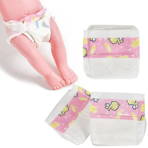Baby Doll Diaper Pants for 17" 43cm Dolls, 1-5 Pack Accessories