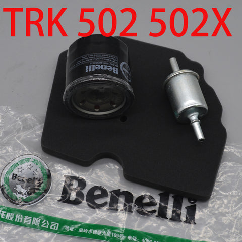 500cc Engine Oil, Air, Fuel Filter Kit for Benelli TRK502/TRK502X