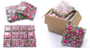 100pcs Foam Tiare Flower Hair Picks Tropical Polynesian Hula Accessories