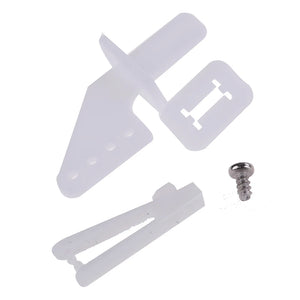 10-Pack 21mm Nylon RC Plane Control Horns for Rudder, Servo, Aileron, Elevator Parts