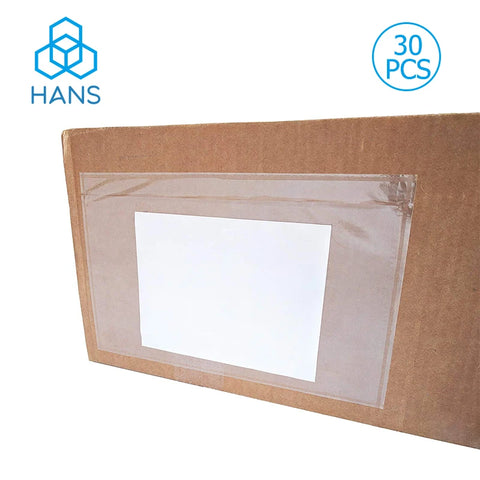 30pcs Clear Adhesive Pouches for Shipping Labels and Packing Lists - Invoice Enclosed Plastic Envelopes