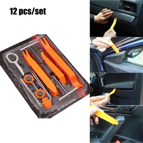 Car Audio Disassembly Tool Kit Plastic Pry Bar Door Panel & Interior Clip Removal Tool Set