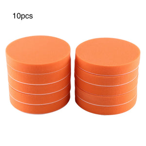 10-Pack 6 Inch Car Polishing Pads Sponge Kit for Waxing, Cleaning, Paint Care - Car Detailing Tools