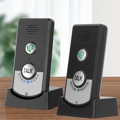 Dual-Way Voice Intercom Long-Range Wireless Waterproof Doorbell System Audio Unit