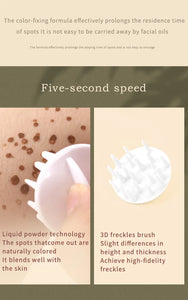 Waterproof Freckle Makeup Stamp Kit for Natural Long-lasting Look