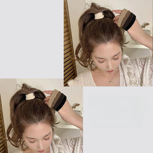 10-Pack No-Crease Spiral Hair Ties - Elastic Ponytail Holders for All Hair Types