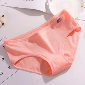 10-Pack Teen Cotton Underwear Girls Solid Colors Ages 10-16 Kids Panties