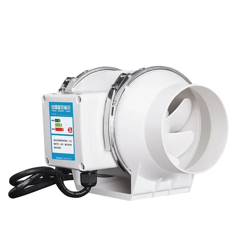 "Inline Duct Extractor Fan 3-6 Inch Low Noise Hydroponic Kitchen Grow Room Ventilation Exhaust"