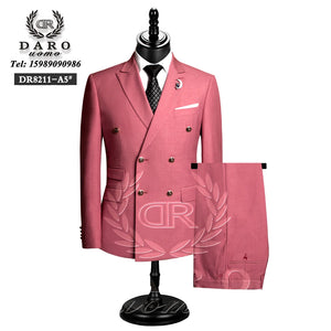 "2024 Men's Slim Fit Suit 2-Piece Set: Formal Business Wear (Jacket+Pants)"