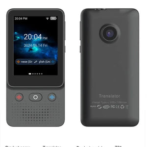 Portable T16 AI Voice Translator: 138 Languages, Real-Time, 3.1" Screen, Offline Capability, Voice Record